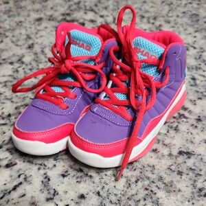 Shaq- Kids Purple and Pink High-Top Sneakers